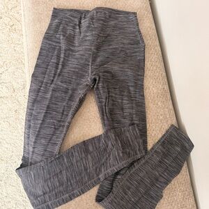 lululemon athletica Gray Space-Dye Leggings